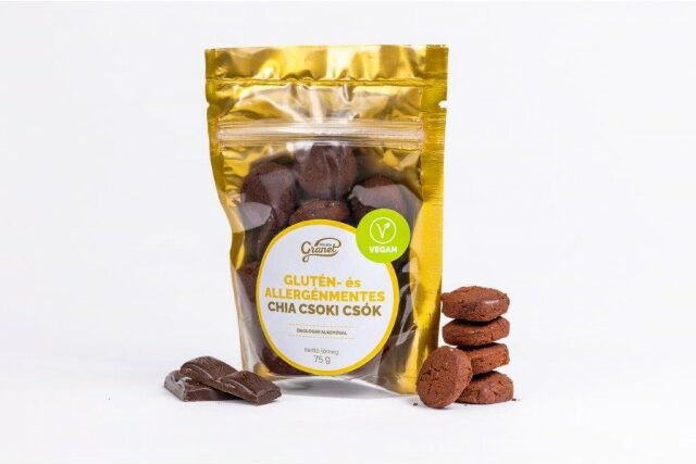 Glutén-és allergénmentes Chia csoki csók - 75 g
