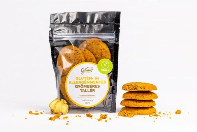 Glutén-és allergénmentes Gyömbéres tallér - 75 g