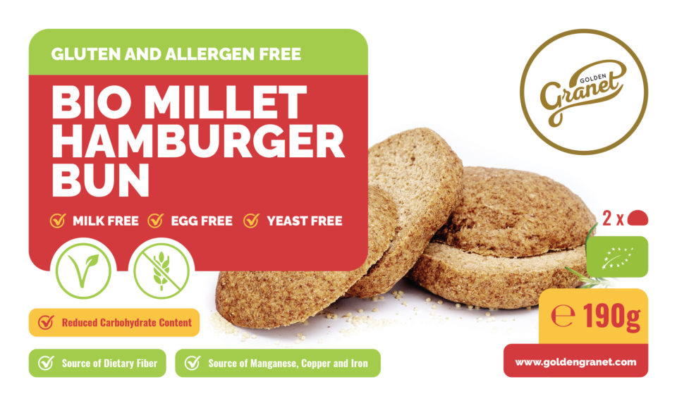Glutén-és allergénmentes BIO Köleses Hamburgerzsemle - Image 3