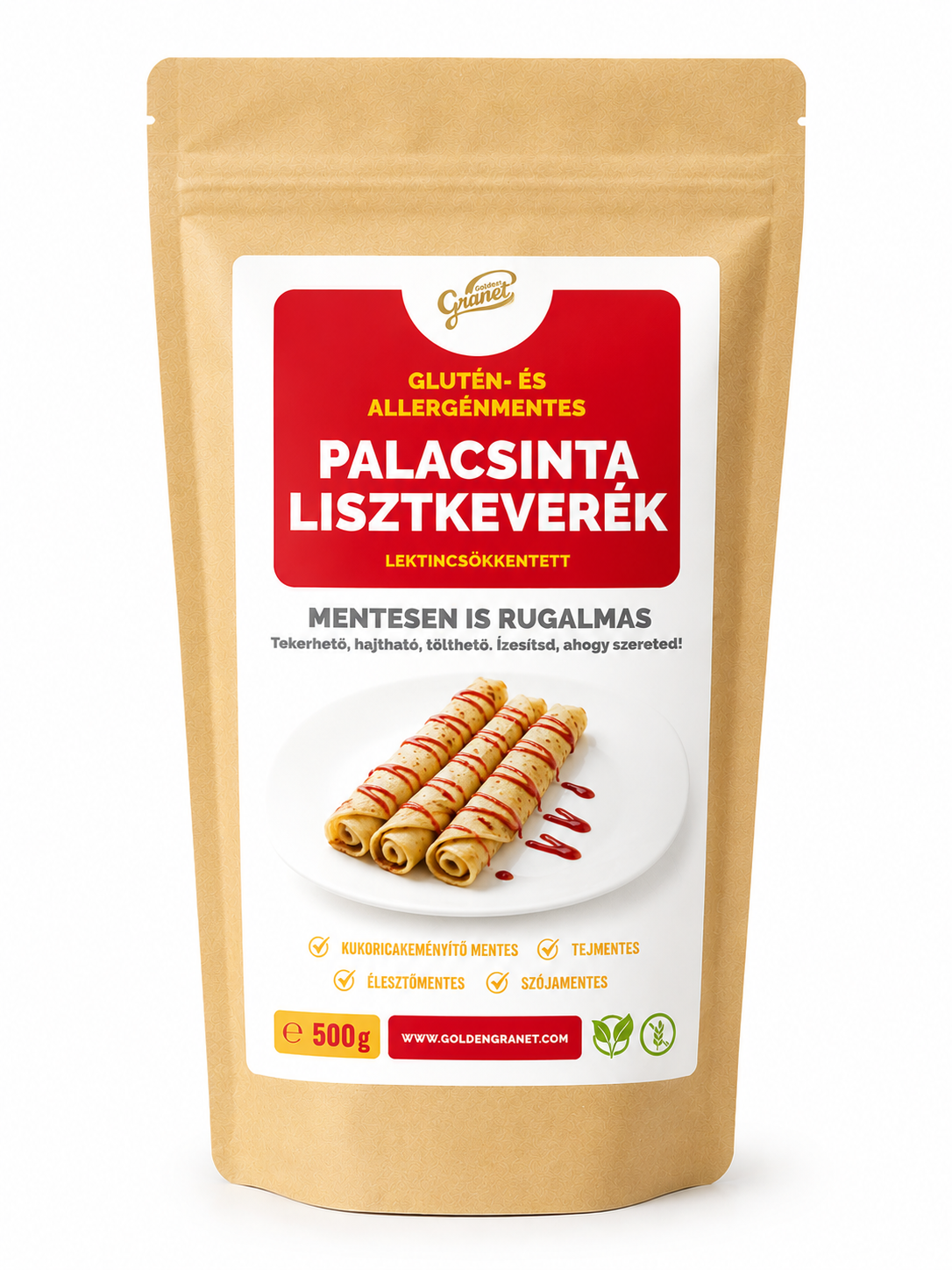 Lektincsökkentett PALACSINTA lisztkeverék – 1x500g